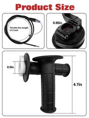 Throttle Assembly with Cable 7/8″ Twist Throttle Handle Grip Kit | Universal …
