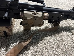 Cybergun FN Licensed M249 Featherweight Para Airsoft Machine Gun, w/ Box