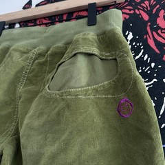 E9 Onda VS Cord Climbing Pants Boulder Pants Thymus Green Cotton Italy Women’s L