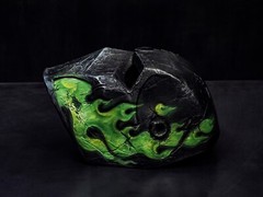Custom Airsoft Mask Helmet Full Face BB Gun Halloween Costume Cosplay Fire A28