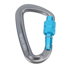 2PCS Compact Locking Carabiners For Outdoor Activities D Shape Popular