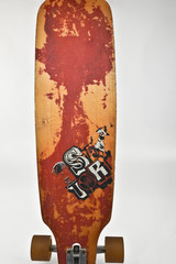 USED 41″ Sector 9 Skull Longboard Complete Gullwing Drop-through 74mm Nineballs