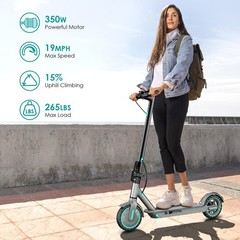 CDDBIKK V8 Adult Electric Scooter 350W High Speed 19MPH Long Range 30KM 10.5AH