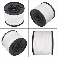 1/8″ x 1000′ Hollow Braid Polypro Rope Tensile Strength 350 Pounds White