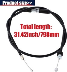 High-Quality Throttle Cable 31in for Kids ATV and Mini Bikes – Easy Installation