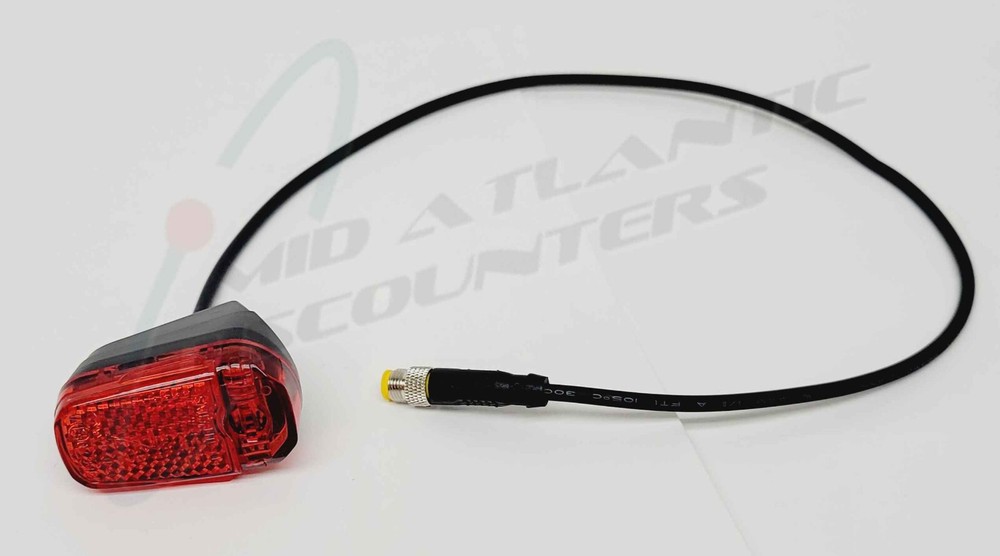 Rear Light and Cable Harness for Electric Scooter or E-Bike, Wire is 19″