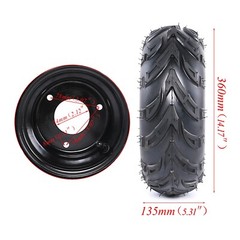 6″ Wheels +30″ Go Kart ATV Rear Axle Kit & 48V 1000W Electric Differential Motor