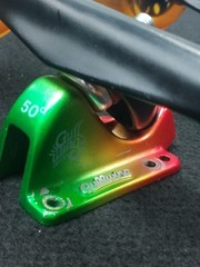 RARE Gullwing Charger Rasta 50° Trucks For Skateboard