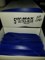 V-Max 5″ Vanes 150 Pack Arrow Fletchings 9 Color Choices yellow, orange, purple,