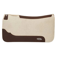 Weaver Leather Cream brown MERINO WOOL FELT SADDLE PAD Wear leathers 2 SIZES!