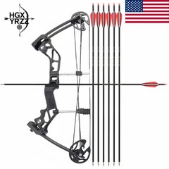 Compound Bow Shooter Rapid Bow Launcher 6Arrows Hunting Shoting Orbital Archery