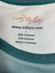 Triflare Animal Print Full Coverage Woman’s Sz L Sleeveless Running Triathlon