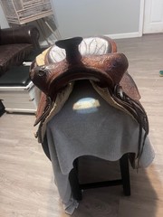 Used 15” Simco Western Saddle 7” gullet