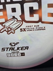 Discraft ESP Stalker Paige Pierce 5X First Run 175-176 Never Thrown No Ink