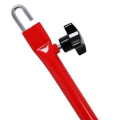 Red Universal Car Hood Prop Rod Holder Support for Hatch & Trunk