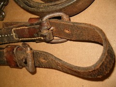 Vintage Leather Horse Harness Straps and Hardware Pieces Tack Equipment
