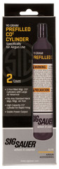 Sig Airguns Advanced Sport Pellet Replacement 2-Pack of 90 gram CO2 Cylinders