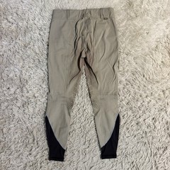 Women’s Size 27R Tan Struck Knee Patch Horseback Riding Breeches