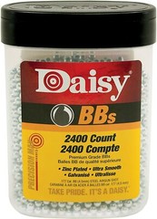 NEW DAISY BBS Zinc plated steel BB’s premium 177 cal 2400 count pellets #552