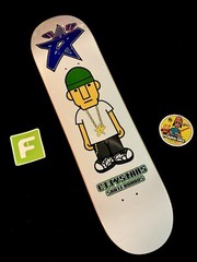 RARE NOS City Stars Skateboard Deck Pharrell Skateboard P Kareem Campbell QS