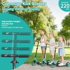 Kick Scooter for Kids 5-12, Teens, Adults, CPSC Certified Foldable Lightweigh…