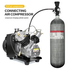 TUXING 4500Psi Pcp Tank 4.7L Carbon Fiber HPA Tank with Filling Station M18*1.5