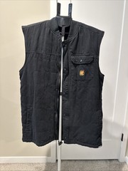 Etnies Santa Cruz Black Vest Size Large Skateboarding Streetwear Rare 🔥