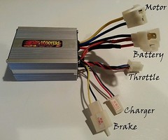 Razor electrical kit- Dirt Quad- Variable Speed Kit -controller and throttle