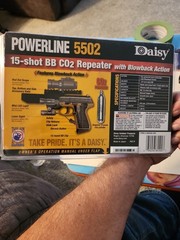 Vintage Daisy Powerline 5502 New With Rails And Compensator HTF #11