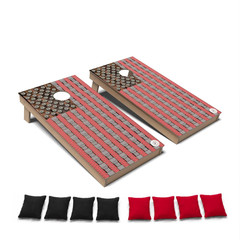 Patriotic Bullet Regular CORNHOLE BEANBAG TOSS GAME Set with Tossing Bags