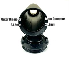 VeilStrike 7″ Matte Black 1/2″x20 Muzzle Brake Extension Tube for Air Rifle