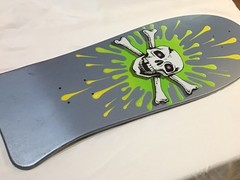 Vintage 1985 BRAND X SKATE DECK Original DedHed Skull Skateboard nos new og RARE