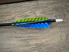 (12) Rose City PO Cedar NIGHTFALL 5S 11/32″ PAINTED & MATCHED 55-60# Arrows [v5]