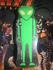 Alien Workshop Soldier Die Cut Shaped Skateboard Deck 9.675″