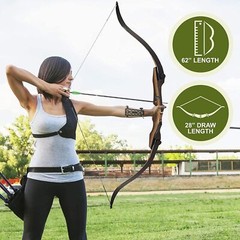 Samick Sage Takedown 62″ Hunting Recurve Bow 25-60lb Weight Right & Left