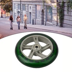 Scooter Wheel Front Wheels High Elasticity No Noise No Slip Push/Kick/Stunt