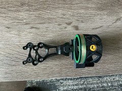 Trophy Ridge Compound Bow Sights And Arrow Quiver.