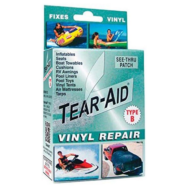 Tear Repair Aid Type B Vinyl Clear Repair Patch Kit – BOX-B-100