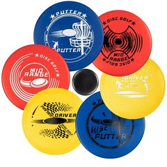 6pcs Disc Golf Set Disc Golf Starter Set Disc Golf Frisbee Discs Outdoor