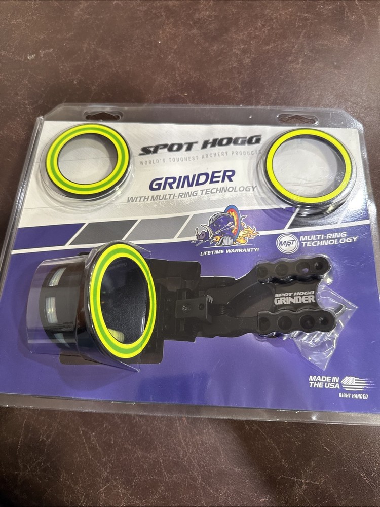 Spot Hogg Grinder 3-Pin MRT Multi-Ring RH Compound Sight