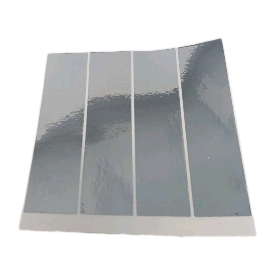 12 Pack 4″ Arrow Wraps: Silver Chrome Reflective Mirror: Vinyl Stickers