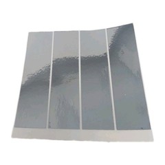 12 Pack 4″ Arrow Wraps: Silver Chrome Reflective Mirror: Vinyl Stickers