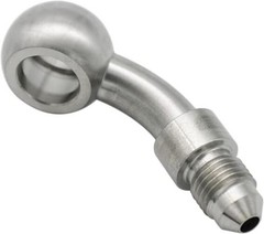 45 Degree Stainless Steel 3AN Male to0mm M0 Banjo Brake Hose 45 degree 1
