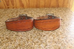 Tan Tooled Stirrup Hobbles