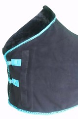 Horse Soft Fleece Cooler Contoured Exercise Blanket Liner Sheet Wicks 43MI