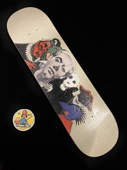 SUPER RARE F****** Awesome Embossed Devil FA Skateboard Deck 2016 Jason Dill