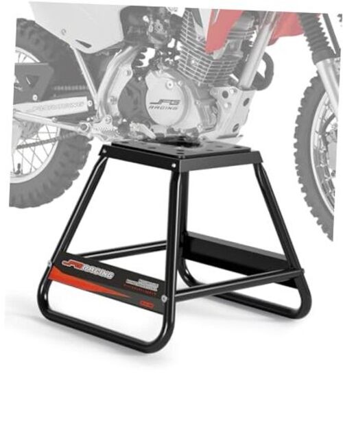 Dirt Bike Stand,Universal Detachable Powder Coated Anti Slip Off Road black