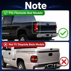 Rear Tail Light Wiring Harness Driver & Passenger Side Compatible with Chevro…