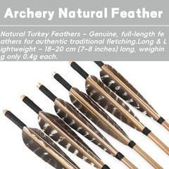50Pcs Archery Arrow Natural Feathers L/H Wings Fletching Training Shooting DIY