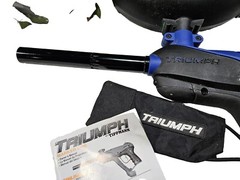 Tippmann Model 98 Based Triumph Paintball Gun & Barrel Sci Fi Scenario Cosplay